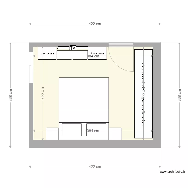 chambre P 1. Plan de 