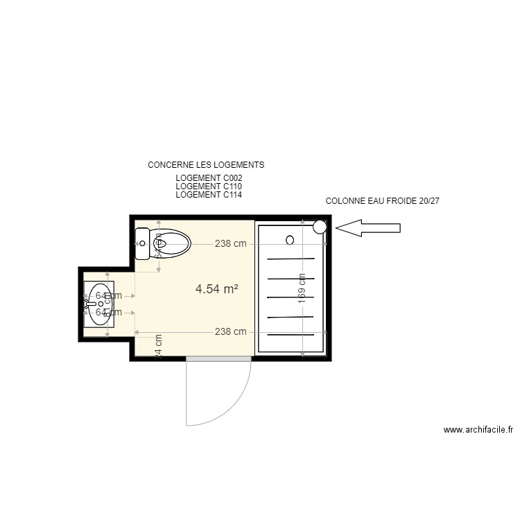 HABITAT DU NORD . Plan de 0 pièce et 0 m2