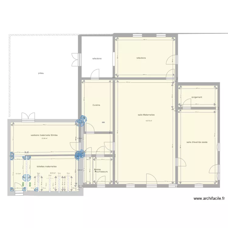 salle paroissiale 1. Plan de 