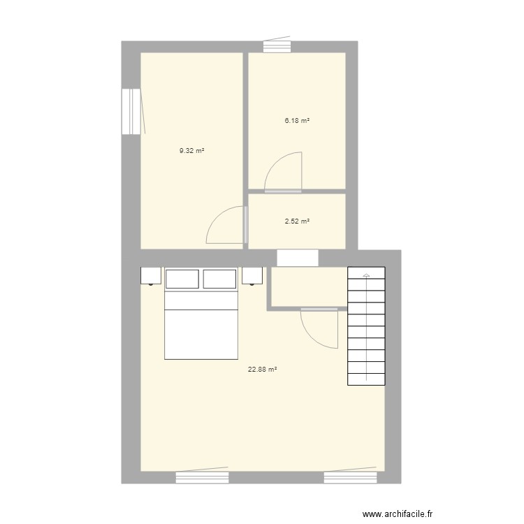 David Etage electricité. Plan de 0 pièce et 0 m2