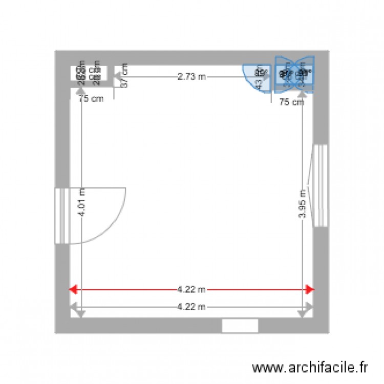 PROJET GARCIA PLAN DE MASSE. Plan de 0 pièce et 0 m2