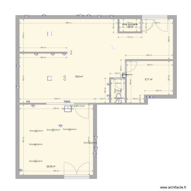 labo. Plan de 0 pièce et 0 m2