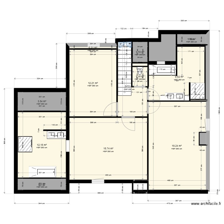 plan maison ORPI 1er etage futur. Plan de 0 pièce et 0 m2