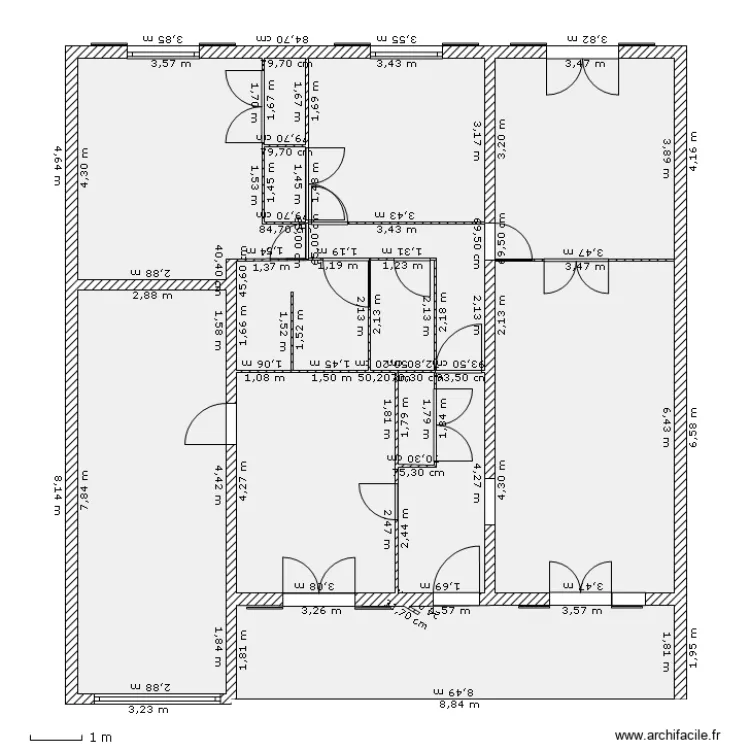 Uchaud 2 Dimensions. Plan de Uchaud 2 Dimensions. Plan de