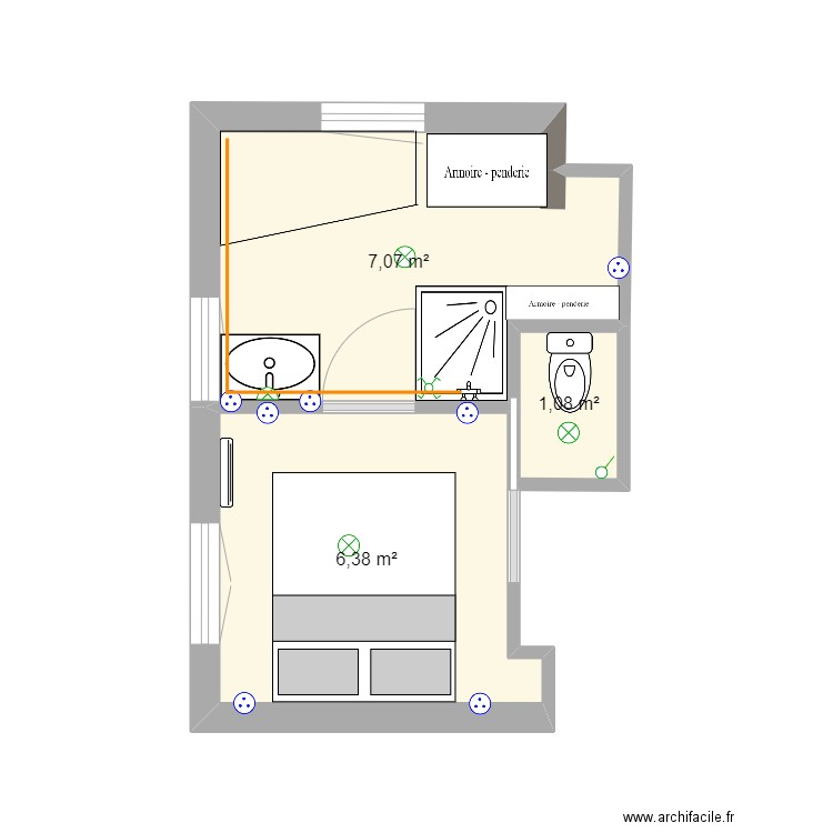ouest. Plan de 0 pièce et 0 m2
