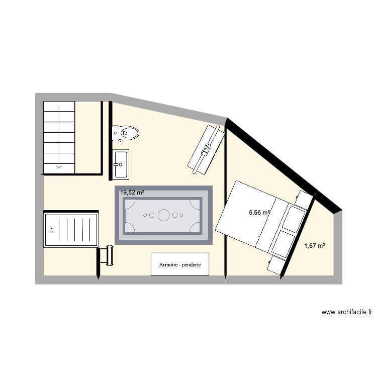 étage séchoir . Plan de 0 pièce et 0 m2