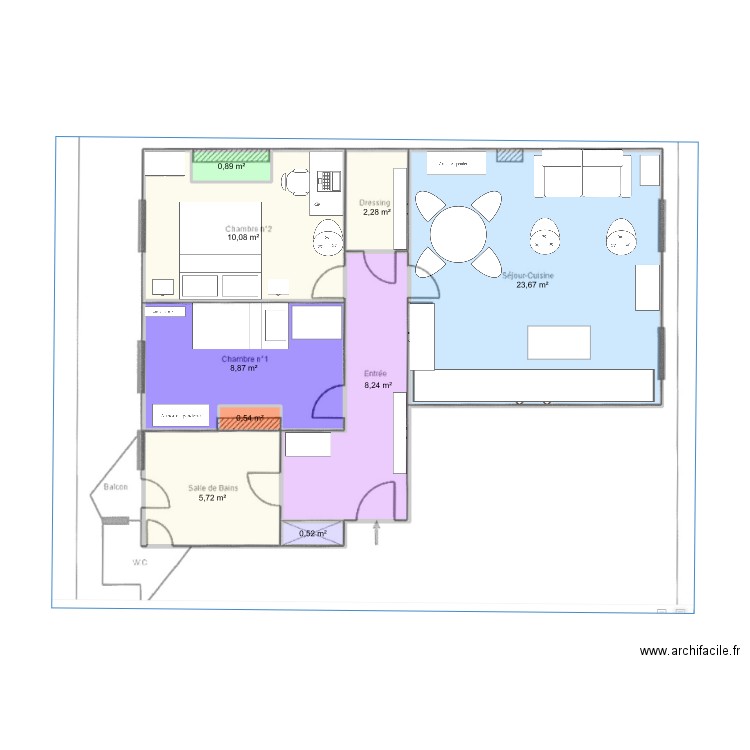 Cardinal Lemoine. Plan de 0 pièce et 0 m2