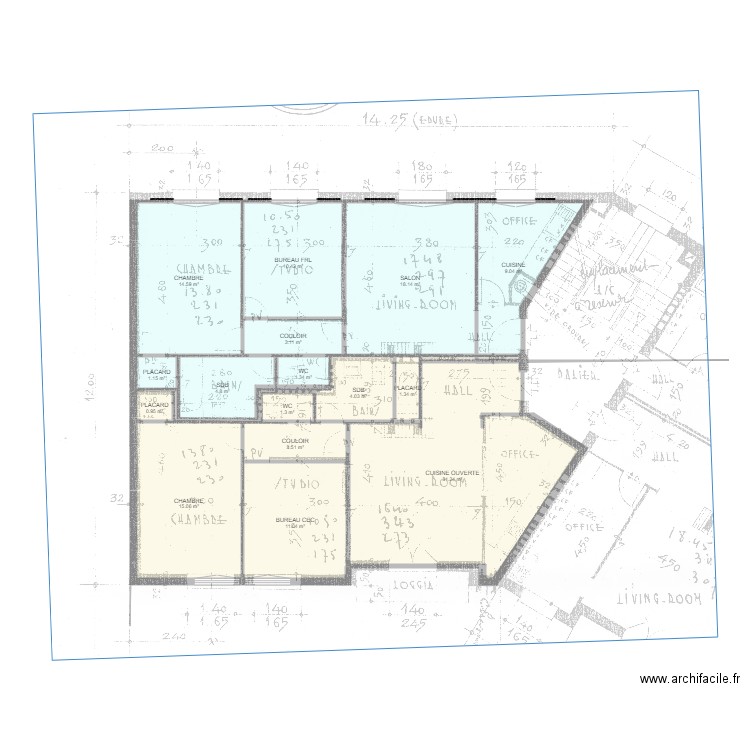 6 bisS 1 2. Plan de 0 pièce et 0 m2