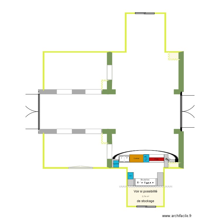 Bar rooftop v4. Plan de 0 pièce et 0 m2