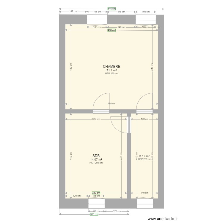 D 8 1ER. Plan de 0 pièce et 0 m2