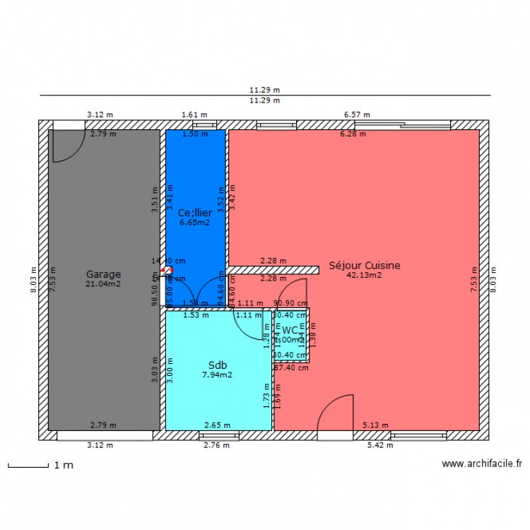 DELPLACE BONNE Rdc. Plan de 0 pièce et 0 m2