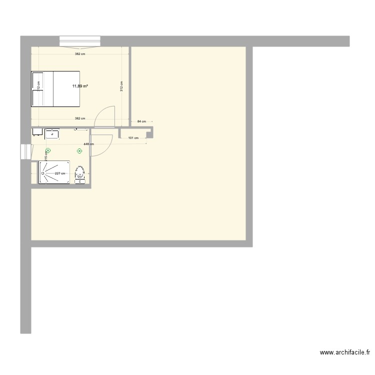 courtil 3 WC. Plan de 0 pièce et 0 m2