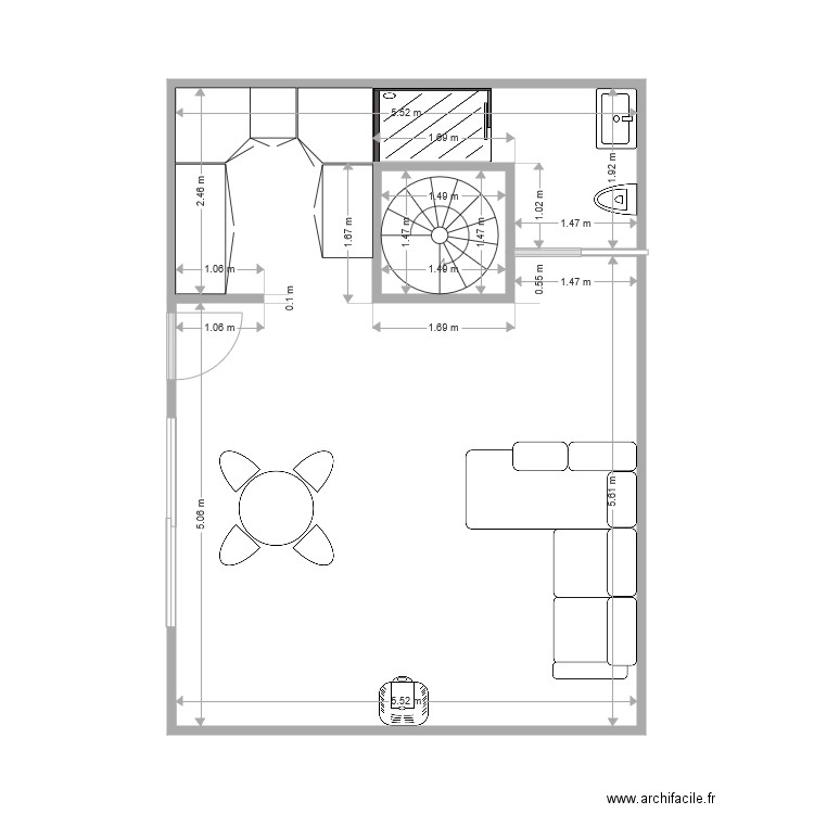 CABANE 2. Plan de 0 pièce et 0 m2