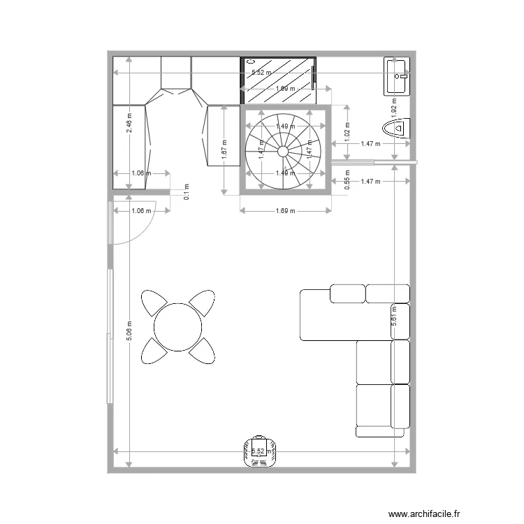 CABANE 2. Plan de CABANE 2. Plan de