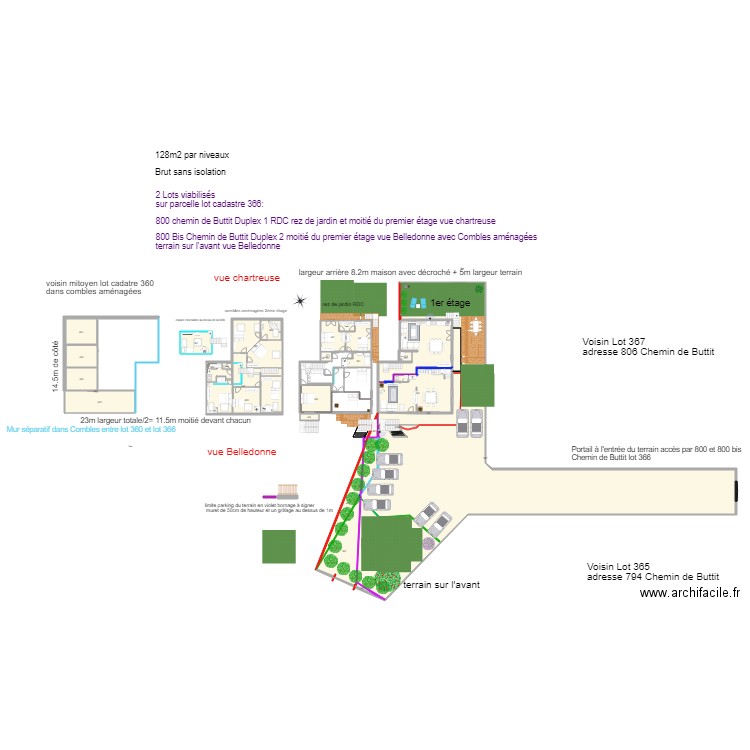 MAISON st ismier PLANS travaux ok 7 mars 2019. Plan de 0 pièce et 0 m2