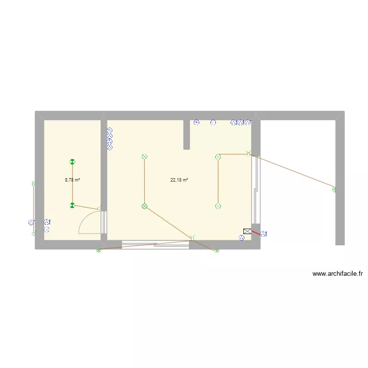 studio payet. Plan de studio payet. Plan de