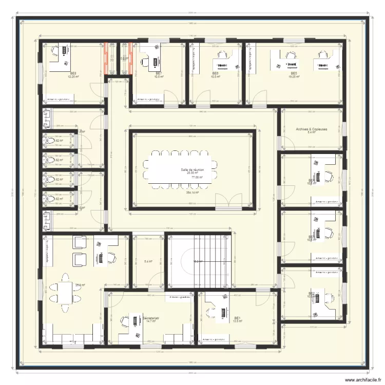 OFFICE45 V1. Plan de 0 pièce et 0 m2