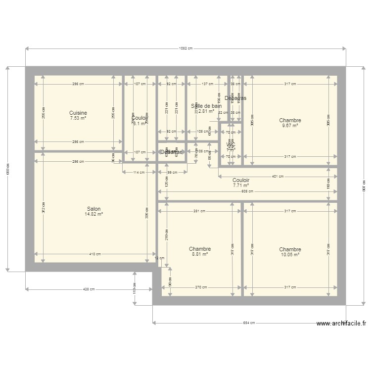 BRACHES. Plan de 0 pièce et 0 m2