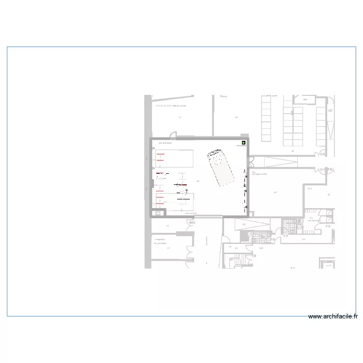 Paris habitat siege. Plan de 