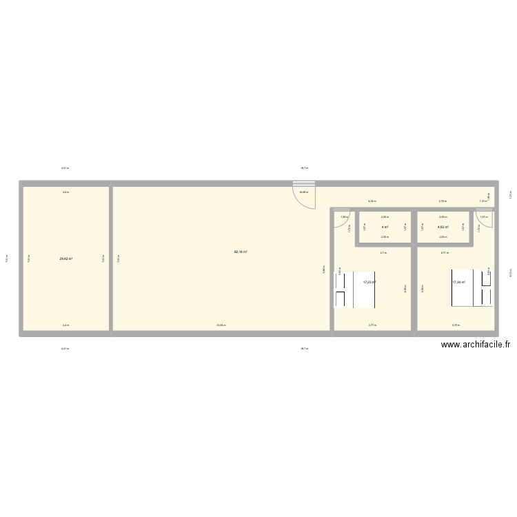 casa monte. Plan de 0 pièce et 0 m2