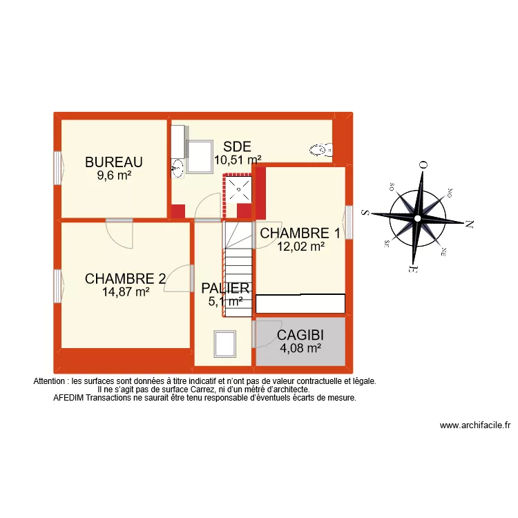 BI 10855 ETAGE. Plan de BI 10855 ETAGE. Plan de