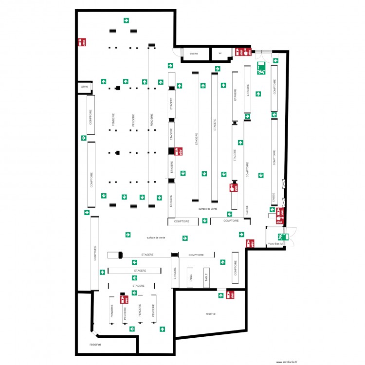 AMMAN plan d évacuation. Plan de 0 pièce et 0 m2