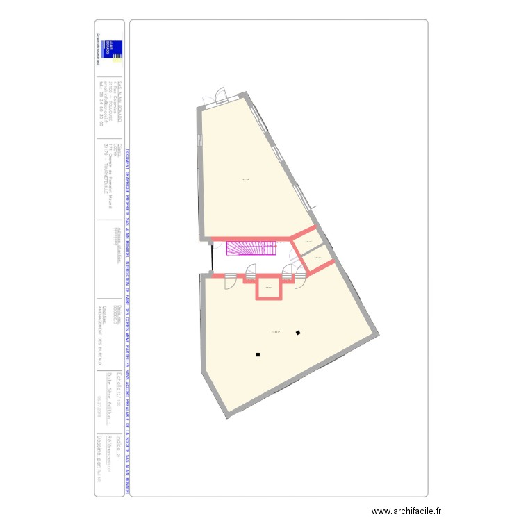 Ramelet Moundi. Plan de 0 pièce et 0 m2