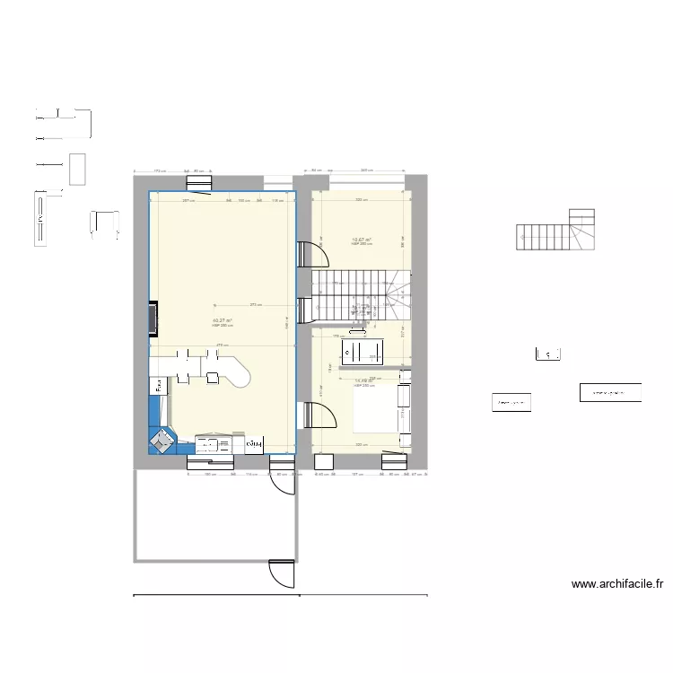 Maison Villemur 1. Plan de 