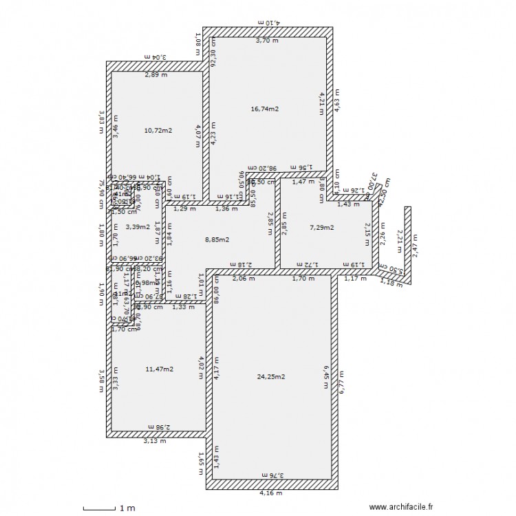 ceinture 25.1er 8. Plan de 0 pièce et 0 m2