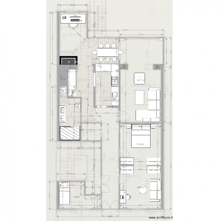 santana4. Plan de 0 pièce et 0 m2