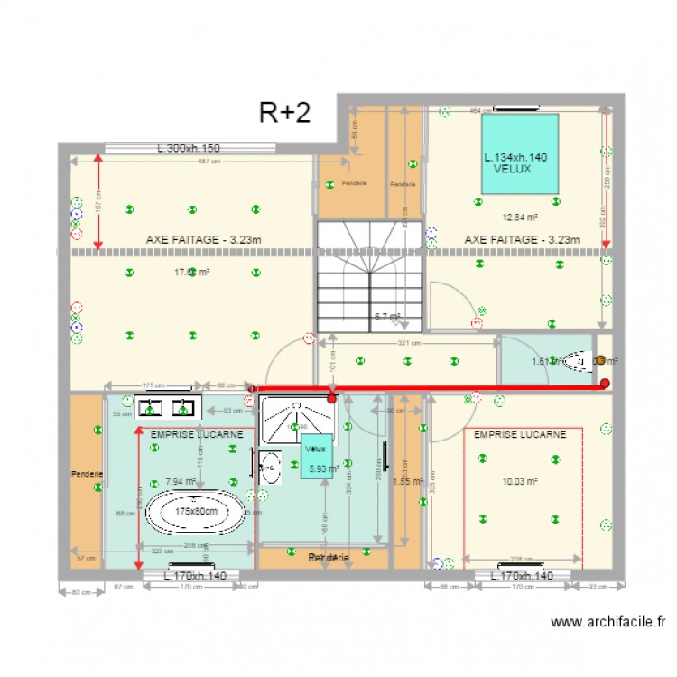 JC RAYMOND R 2 VMC. Plan de 0 pièce et 0 m2