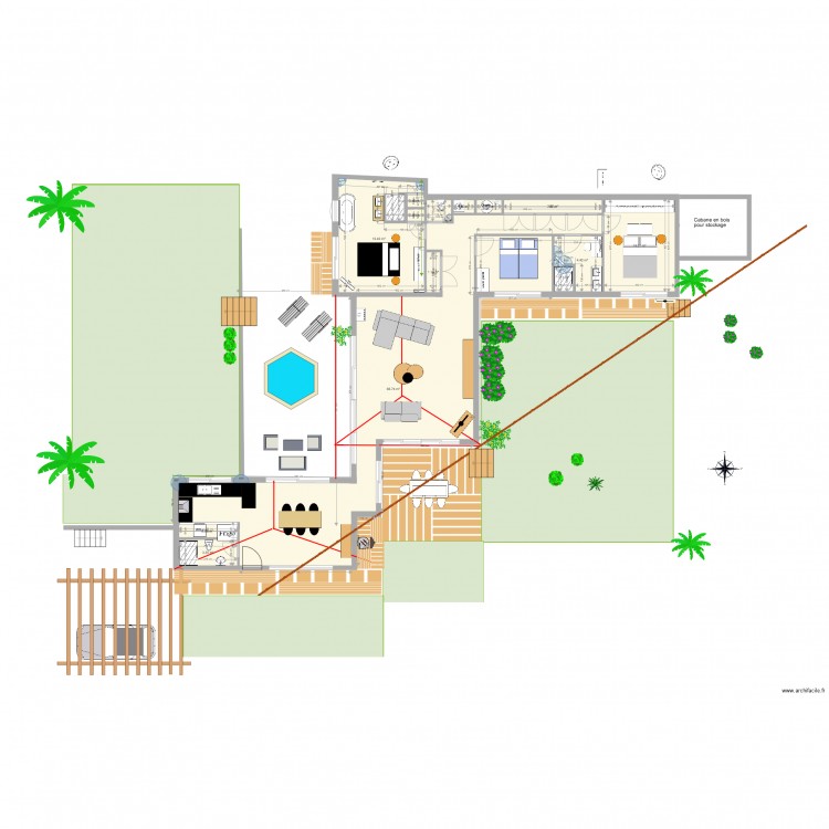 LOUISIERE ENTREE PATIO. Plan de 0 pièce et 0 m2