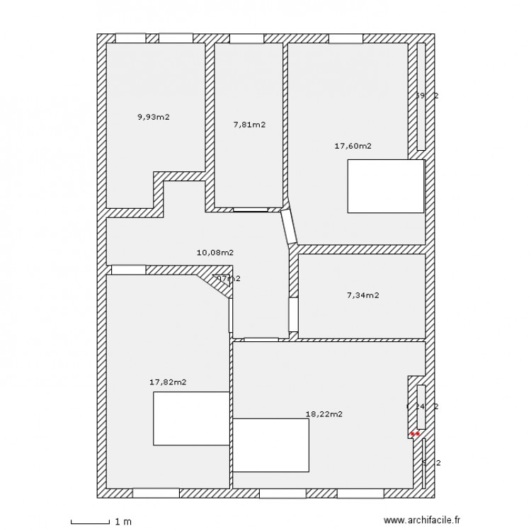 33DJ_1et_initial. Plan de 0 pièce et 0 m2