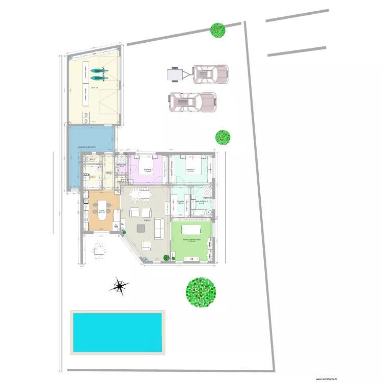 maison4. Plan de 