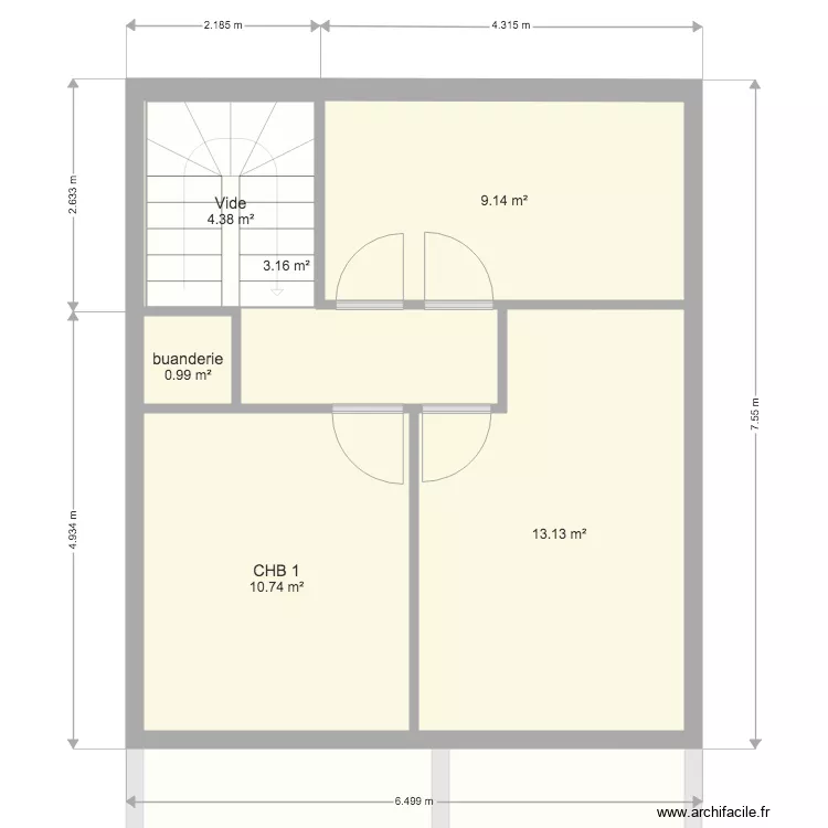 tets maison. Plan de 