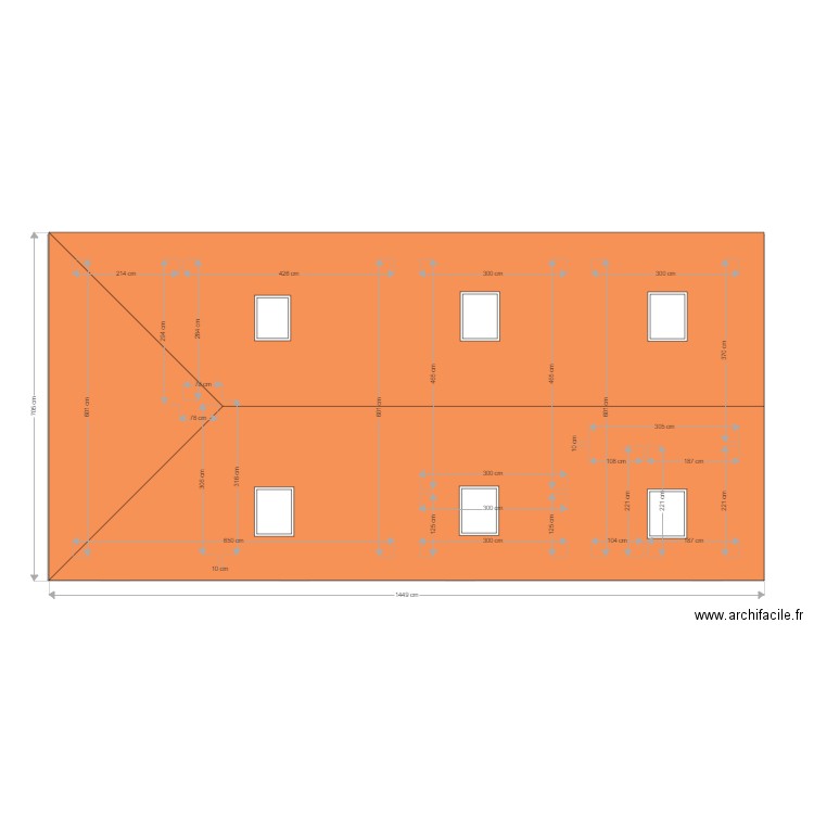 aoste velux. Plan de 0 pièce et 0 m2