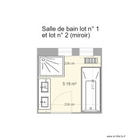 plan final sdb 1 et 2 Roussillon