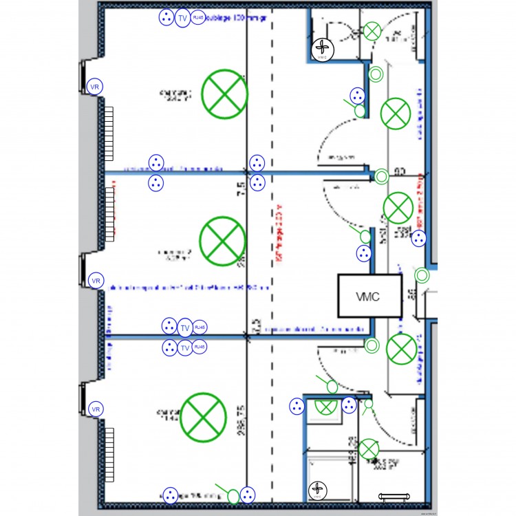 CEZAC ETAGE JULIEN. Plan de 0 pièce et 0 m2