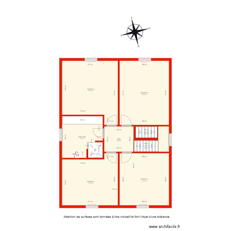 BI 4744 étage côté. Plan de 0 pièce et 0 m2