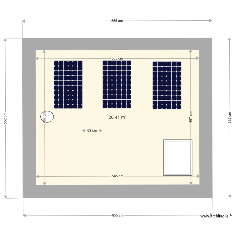 toiture atelier Lime. Plan de 0 pièce et 0 m2