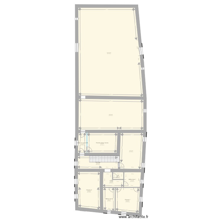 Mas Sarrians projet renovation DP. Plan de 0 pièce et 0 m2