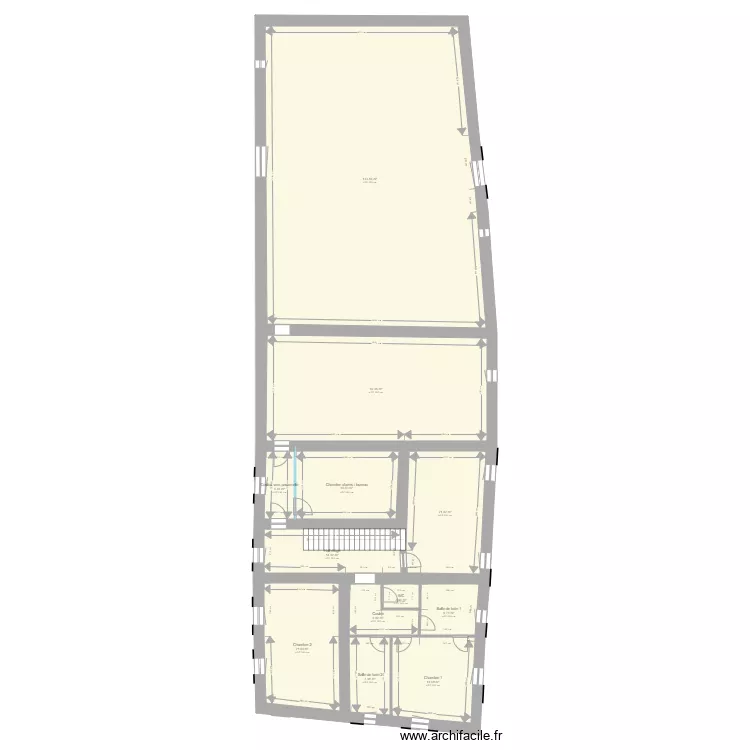 Mas Sarrians projet renovation DP. Plan de 
