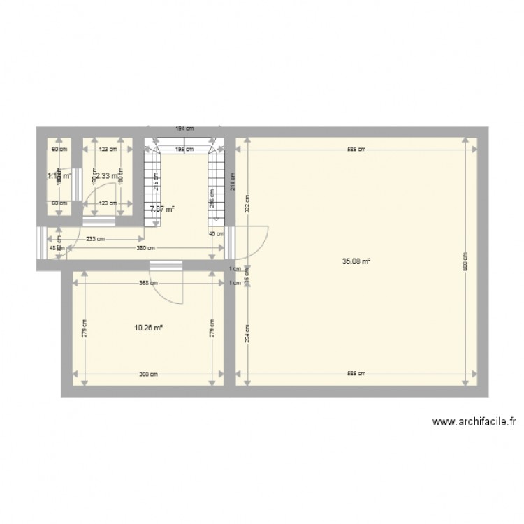 RdC. Plan de 0 pièce et 0 m2