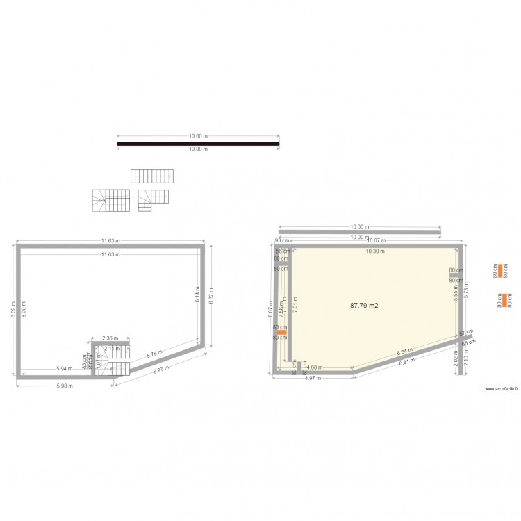 maison 211 1e ETAGE. Plan de 0 pièce et 0 m2