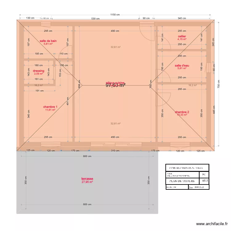 fred plan de toiture. Plan de fred plan de toiture. Plan de
