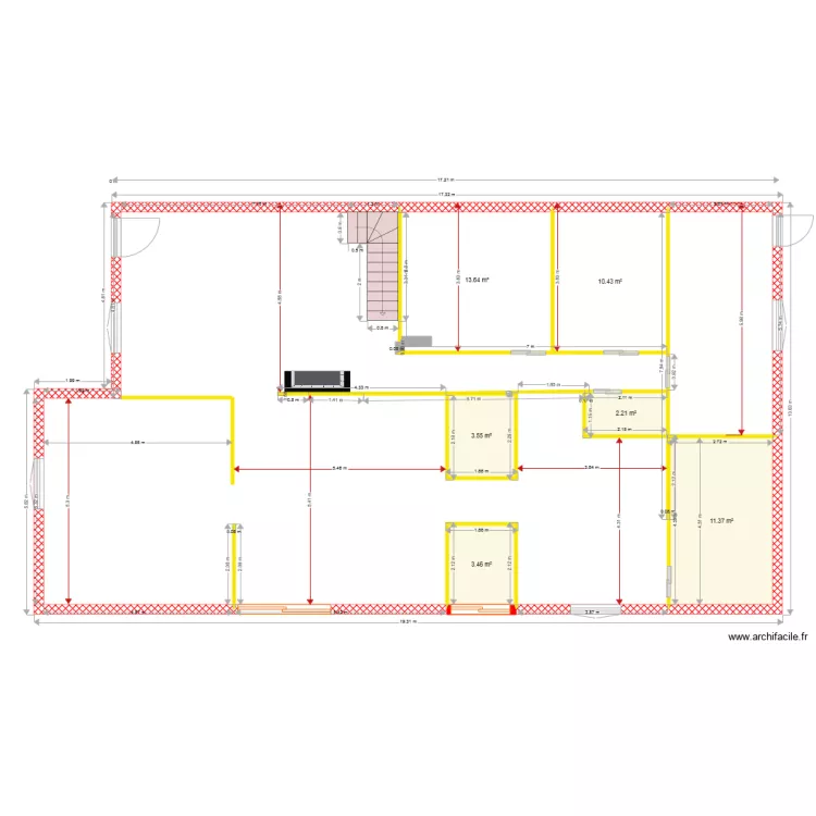 MAISON MAX SURFACES QUATRO. Plan de 