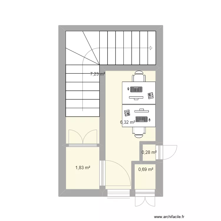 bureau clos des camphriers. Plan de bureau clos des camphriers. Plan de