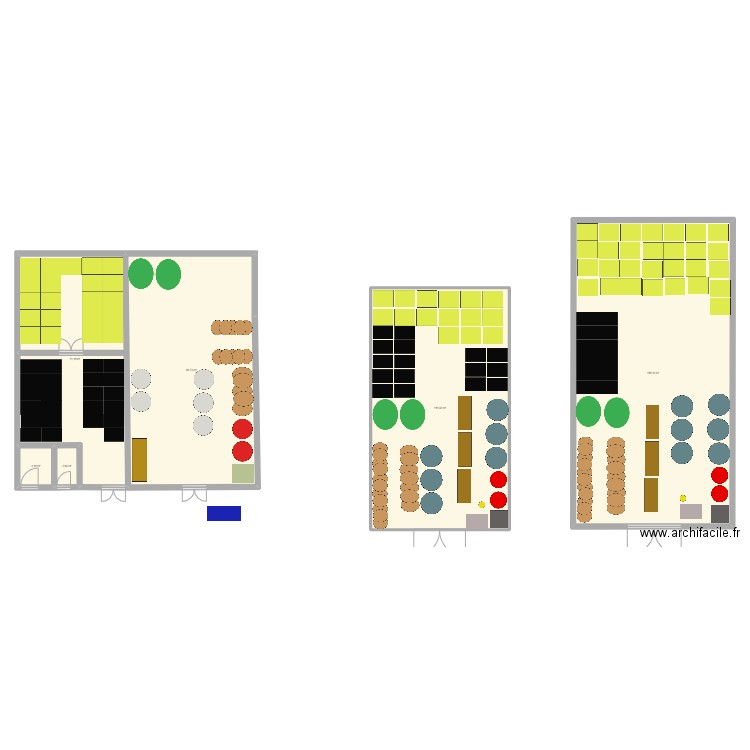 Essai cave 1 V2. Plan de 6 pièces et 445 m2