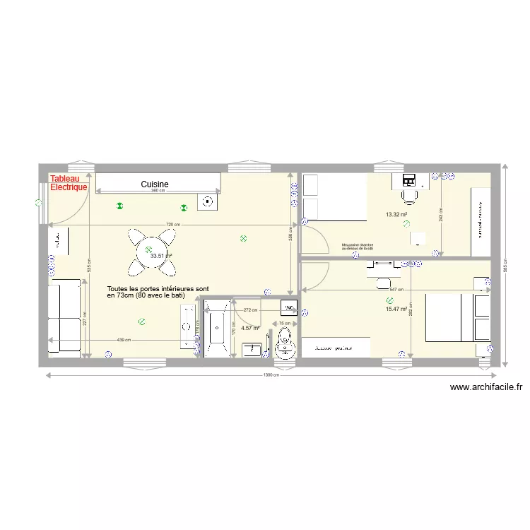 Marnaz Atelier 1er &eacute;tage D&eacute;finitif essaiok1. Plan de 