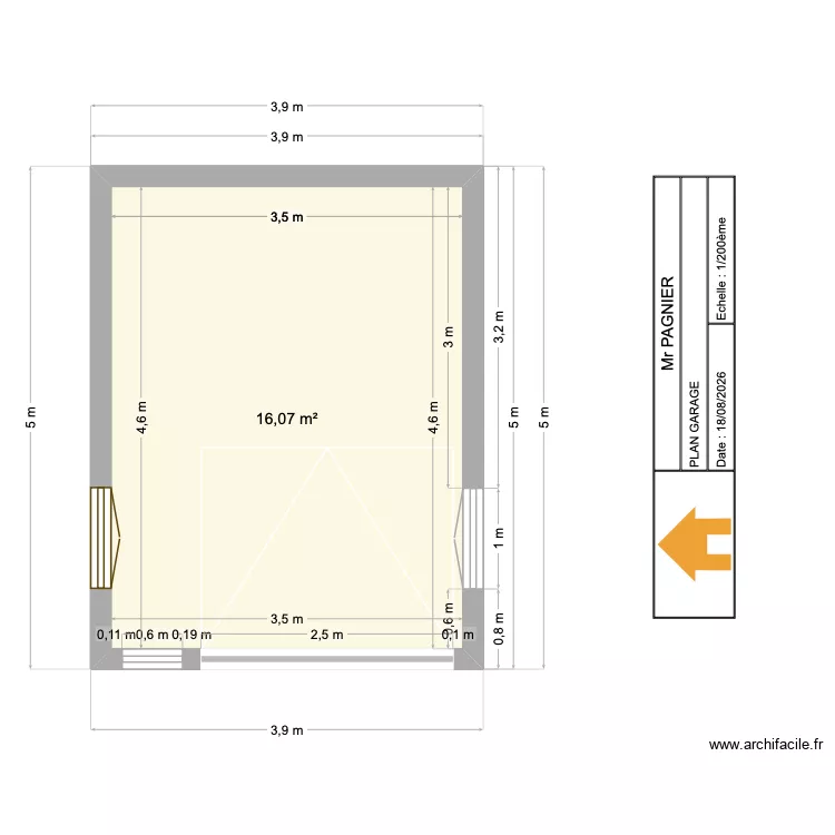PLAN GARAGE MINO. Plan de 2 et 35 m² PLAN GARAGE MINO. Plan de 2 et 35 m²